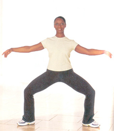 Stretching the groin