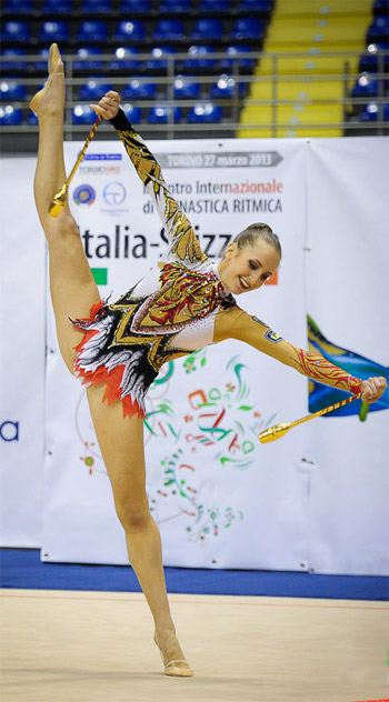  Marta Pagnini: Italian Rhythmic Gymnast, Winner of Gold at World Championship 2011 & Olympic Bronze Medalist 2012 Reveals her Mantra of Success Never Give Up