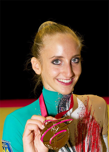   Marta Pagnini: Italian Rhythmic Gymnast, Winner of Gold at World Championship 2011 & Olympic Bronze Medalist 2012 Reveals her Mantra of Success Never Give Up