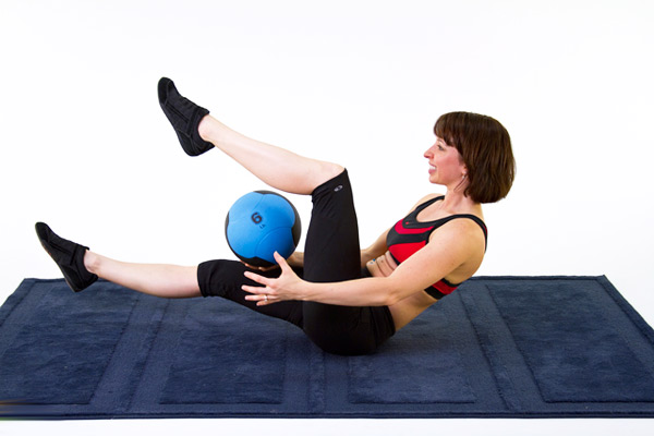 Medicine ball Workout for Lower Back