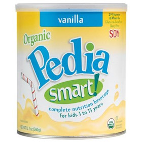PediaSmart Organic SOY Vanilla Complete Nutrition Beverage Powder, 12.7 Ounce