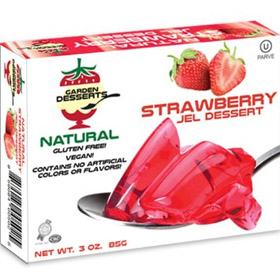 Garden Desserts All Natural Jel Strawberry Flavor (Pack of 2)