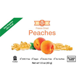Delicious Peaches - All Natural Freeze Dried Peaches Snack: 100% Peaches, No Added Sugar No...