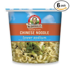 Dr. McDougall's Right Foods Vegan Chinese Noodle Soup,Lower Sodium, 1.4-Ounce...