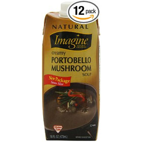 Imagine Organic Soup, Creamy Portobello Mushroom, 16 Ounce (Pack of 12)
