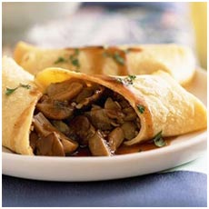 Mushroom Crepes