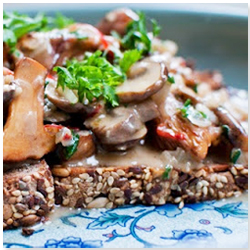 Spiced Coconut Mushrooms