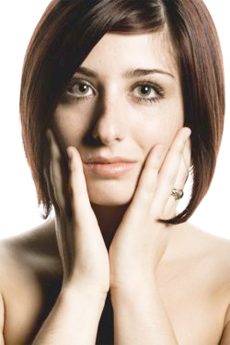 Blepharospasm or uncontrolled flicker of the eyelid.