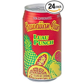 Hawaiian Sun Drink, Luau Punch, 11.5-Ounce (Pack of 24)