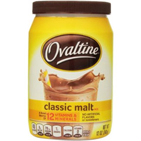 Ovaltine Classic Malt Beverage Mix (Pack 2) 12 oz Size
