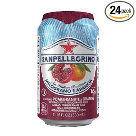 San Pellegrino Sparkling Fruit Beverages, Melograno e Arancia/Pomegranate & Orange,...