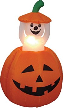 Halloween Inflatable Pumpkin and Ghost - WF Shopping