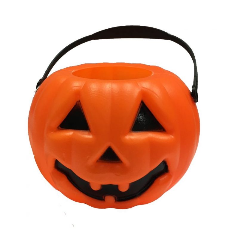 Halloween Small Mini Plastic Light Up Jack O Lantern Pumpkin - WF Shopping