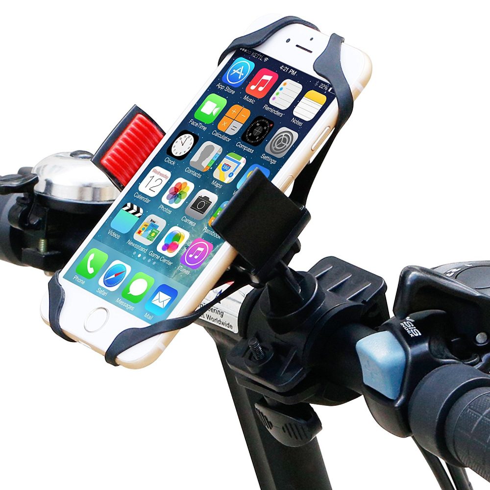 Bike Mount, Ipow Universal Cell Phone Bicycle Rack Handlebar