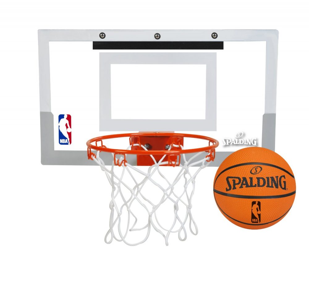 Spalding NBA Slam Jam OverTheDoor Mini Basketball Hoop WF Shopping