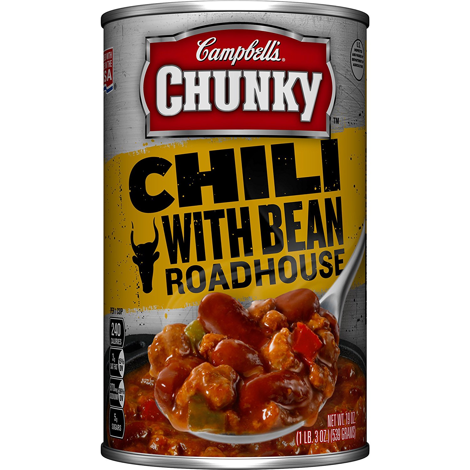 Campbell S Chunky Chili Beef Bean Roadhouse 19 Oz Pack Of 4 Wf Shopping