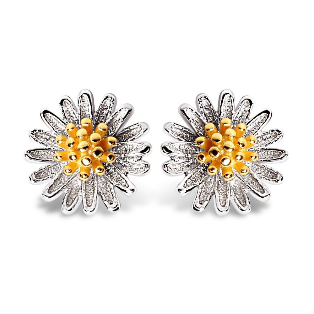 Morenitor[TM] Jewelry Earrings Stud 18k Goldplated 100 925 Sterling