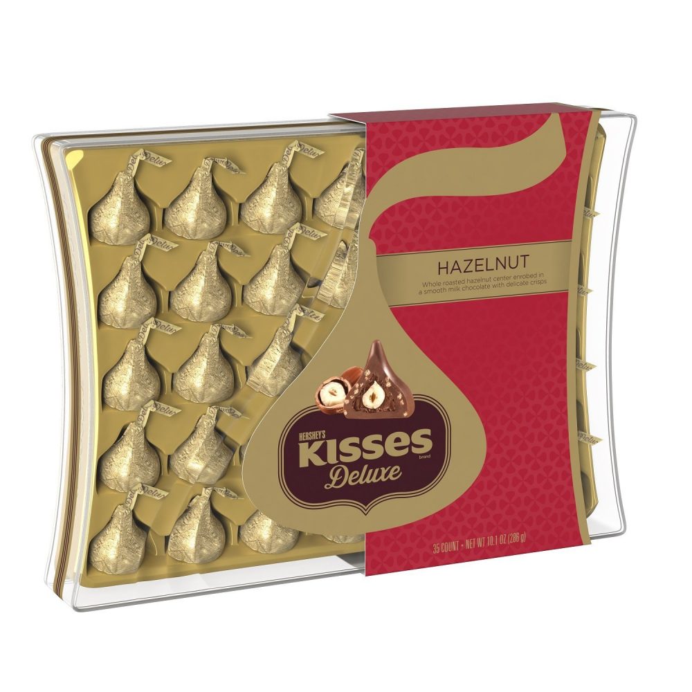 KISSES Deluxe Chocolates Gift Box, 35 Count WF Shopping
