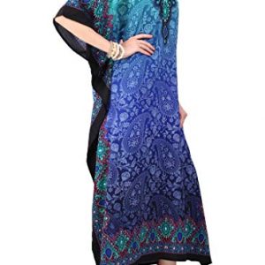 Tunic Kimono Dress Ladies Summer Women Evening Maxi Party Plus Size