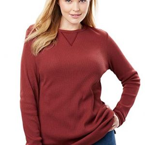 Women's Plus Size Thermal Sweatshirt