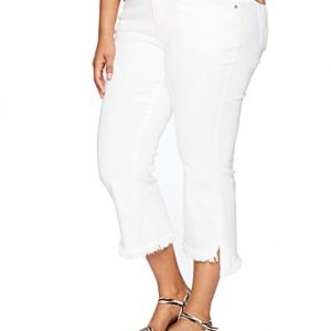 dollhouse Women's Plus Size White Jr Denim