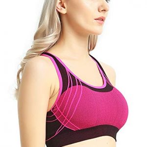 Capricia O'dare Women's Sports Bras Seamless Racerback Wireless Padded for Workout Yoga