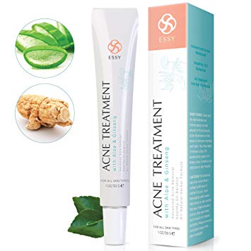 Acne Cream - Anti Acne Cream with Aloe and Ginseng - Advanced Acne Removal Healthy Oil Balance
