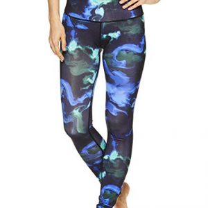 Nicole Miller Active Women's Flekka Printed Leggings - Performance Activewear Workout Pants