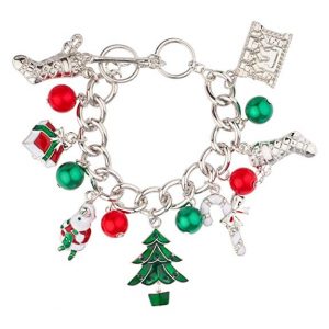 Lux Accessories Christmas Xmas Stocking Santa Claus Gift