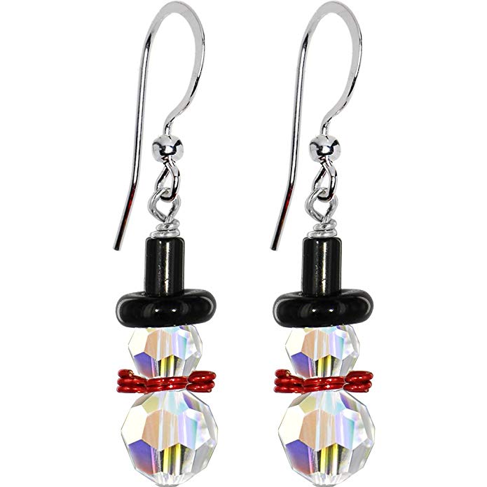 Handcrafted Snowman Earrings Handcrafted Snowman Earrings