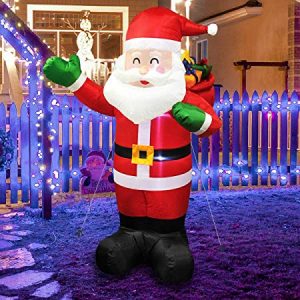 MerryXGift Christmas Inflatable Santa Claus