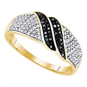 Black Diamond Stripe Ring