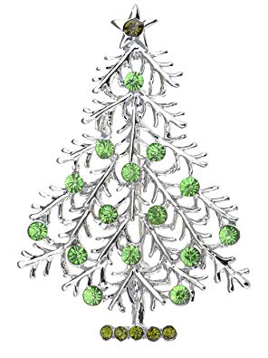Christmas Tree Star Brooch Pin Christmas Tree Star Brooch Pin
