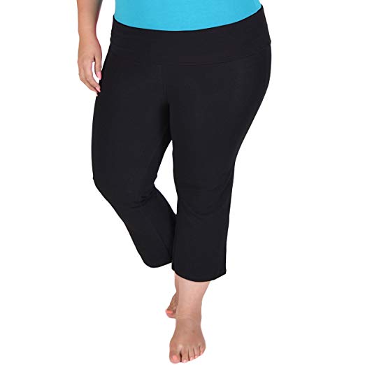 Women's PLUS SIZE CAPRI Yoga Pants WF Shopping