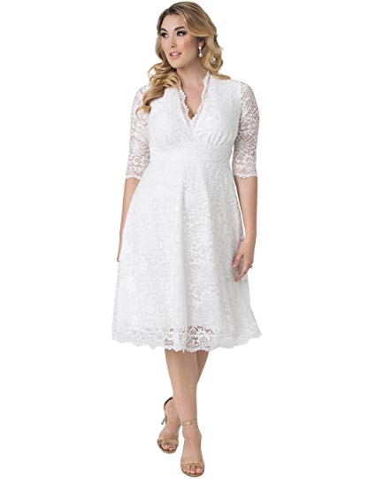 Kiyonna Women's Plus Size Wedding Belle Dress - WF Shopping