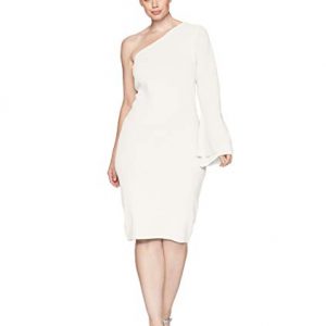 Shoulder Bell Sleeve Dress