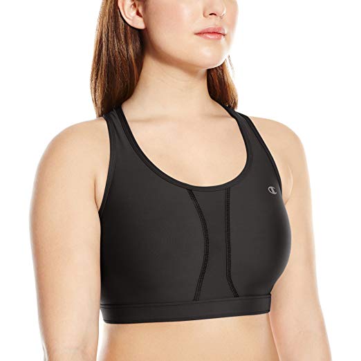 Plus-Size Vented Compression Sports Bra - WF Shopping