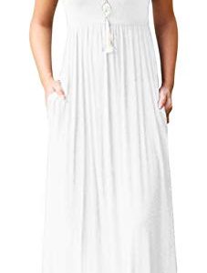 Loose Plain Maxi Dresses