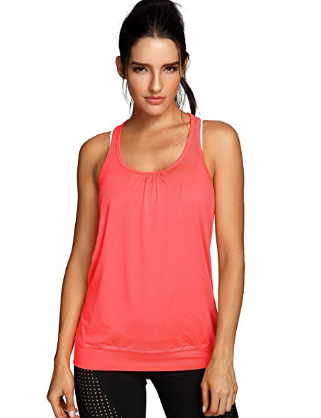Workout Yoga Fitness Sports Racer Back Running Tank Tops - WF Shopping