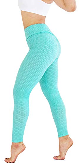 Bubble Workout Women's High Waist Yoga Pants - WF Shopping