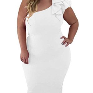 Sleeveless Ruffle Shoulder