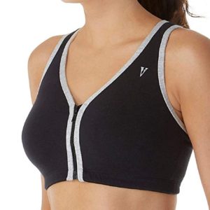 Zip Front Sports Bra