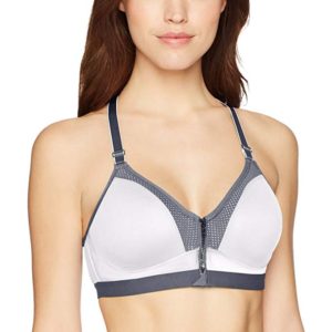 Zip Front Bra