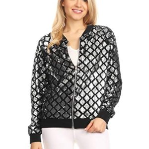 Sequin Bomber Jacket