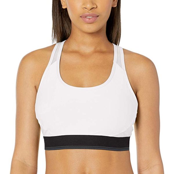 Racerback Mesh Paneling Sports Bra main image 0