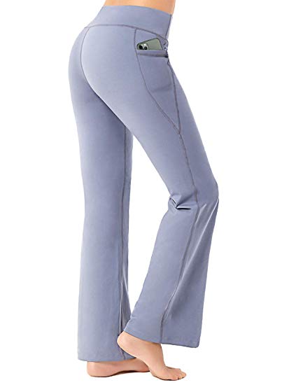 Women's Bootcut Yoga Pants with 3 Pockets, - WF Shopping