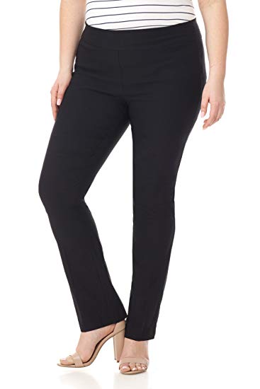 Curvy Woman Plus Size Modern Straight Leg Pant - WF Shopping