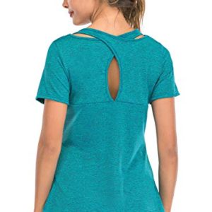 Yoga Tops Cross Back