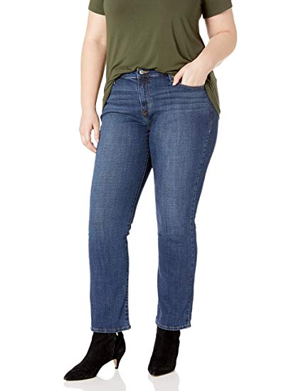 Levi's Women's 414 Plus-Size Classic Straight Jean's - WF Shopping