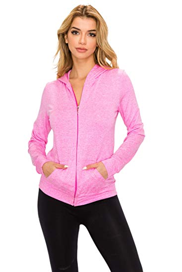 Women's Full Zip Hoodie Jacket - Long Sleeve - WF Shopping